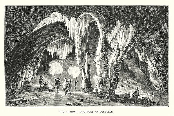 The Tribune, Grottoes of Osselles (engraving)