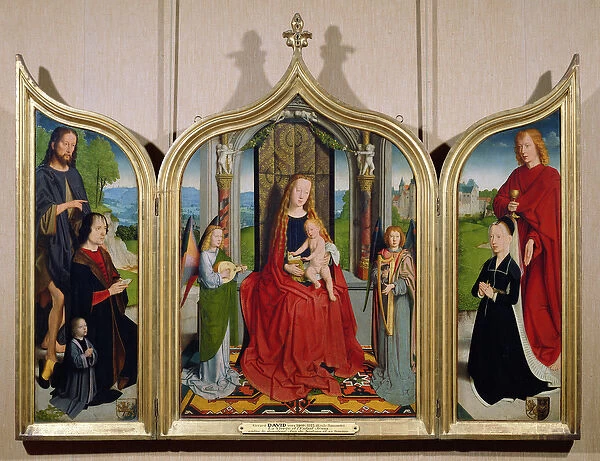 The Triptych of the Sedano Family, c. 1495-98 (oil on panel)
