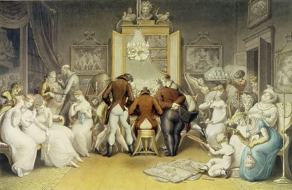 The Triumph of Music, c. 1820 (w  /  c, pen & ink over wash on paper)