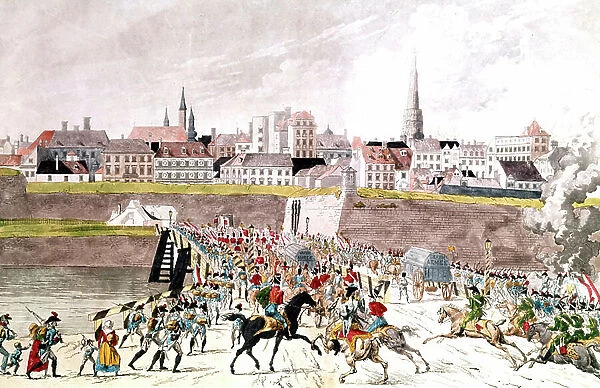 The Triumphant Entrance of the French Army into Vienna, 13 November 1805 (engraving)