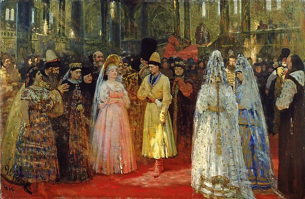 The Tsar choosing a Bride, c. 1886 (oil on canvas)