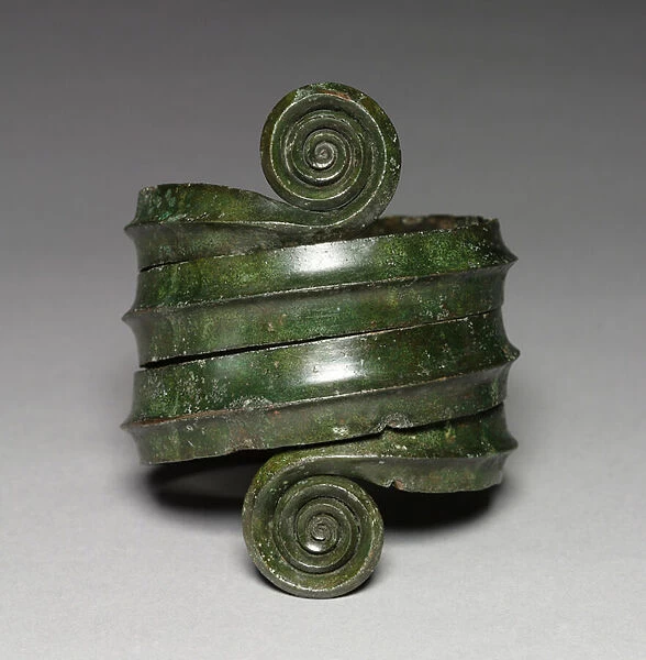 Turned Armilla, Hungary, c. 1500 BC (bronze, wrought)