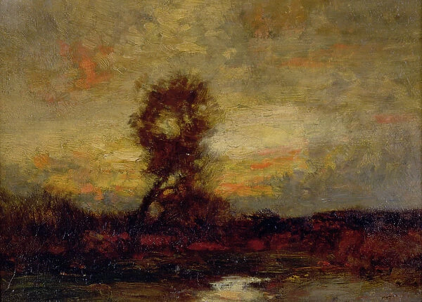 Twilight (oil on canvas)
