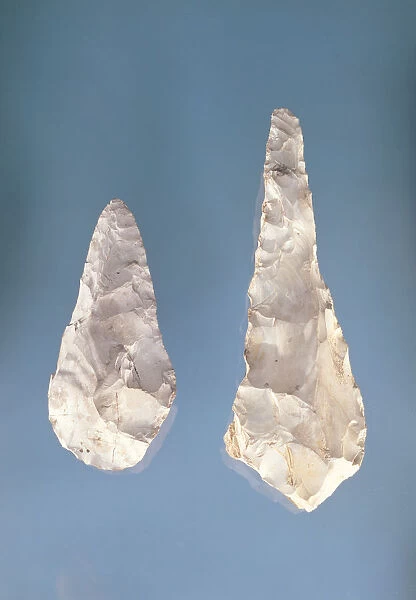 Two-sided blades, Lower Acheulean Period (flint)