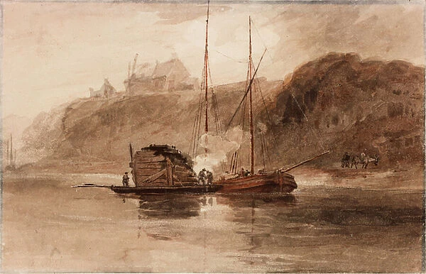 On the Tyne - Bill Point (w  /  c on paper)