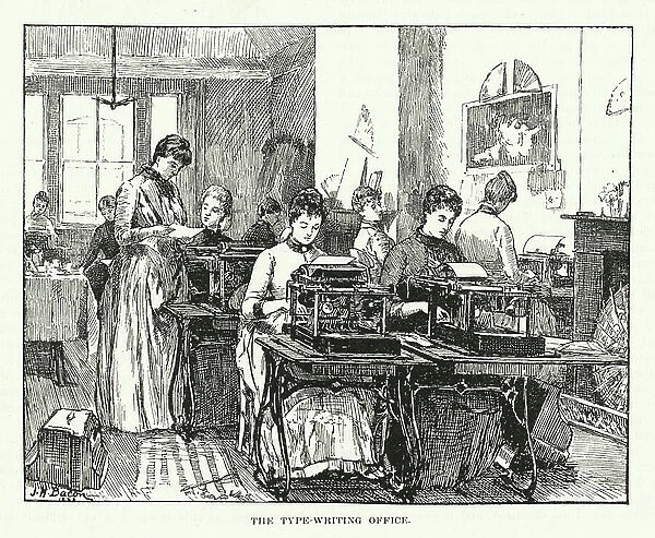 The Type-Writing Office (engraving)