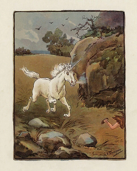 The Unicorn (colour litho)