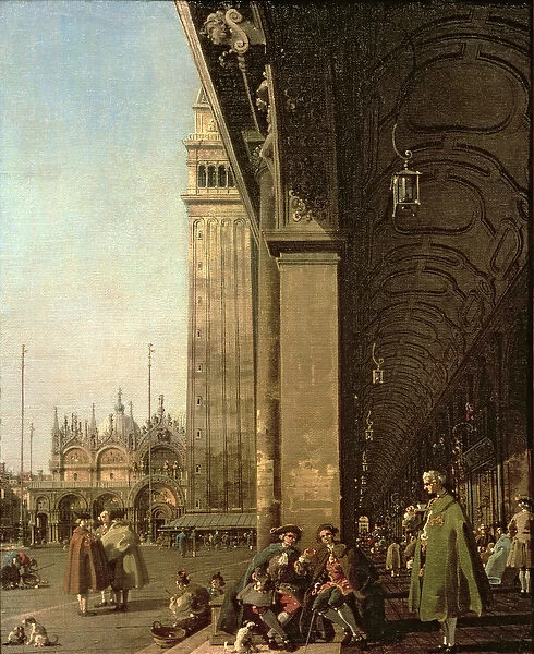 Venice: Piazza di San Marco and the Colonnade of the Procuratie Nuove, c