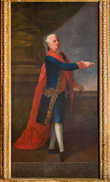 Viceroy Francesco d Aquino (oil on canvas)
