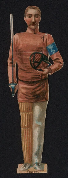 Victor, fencing (chromolitho)