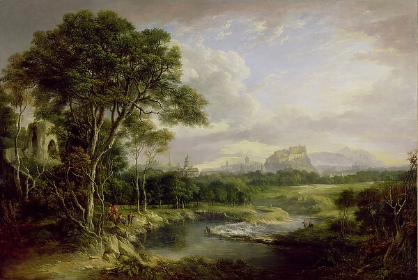 View of the City of Edinburgh, c. 1822 (oil on canvas)