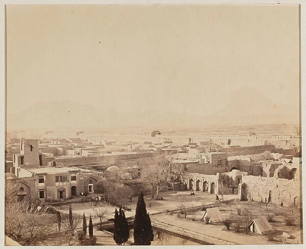 View of City, from Signal Tower looking West, 1880 circa (b  /  w photo)