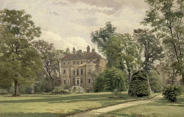 View of the Garden Front at Wandsworth Manor House, St. Johns Hill