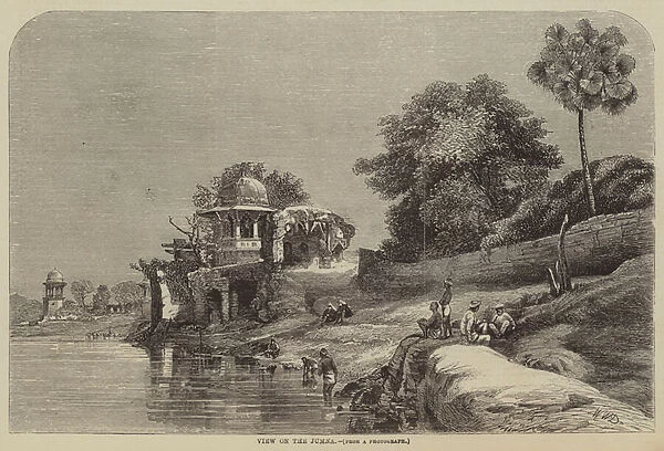 View on the Jumna (engraving)