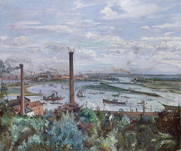 View of Kohlbrand, 1911 (oil on canvas)