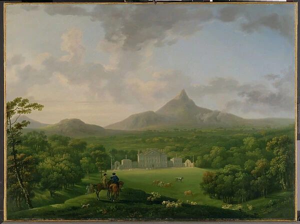 View of Powerscourt, County Wicklow, c. 1760-2 (oil on canvas)