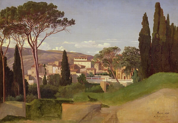 View of a Roman Villa, 1844 (oil on canvas)