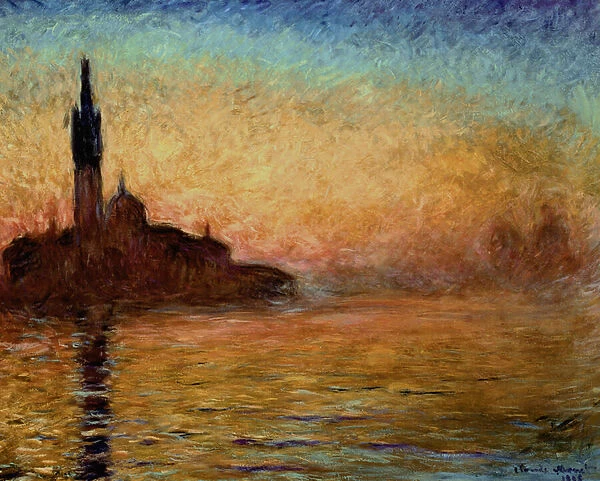 View of San Giorgio Maggiore, Venice by Twilight, 1908