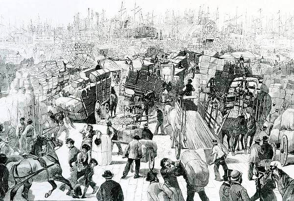 View from West Street of Mercantile Activity in New York Harbour, c