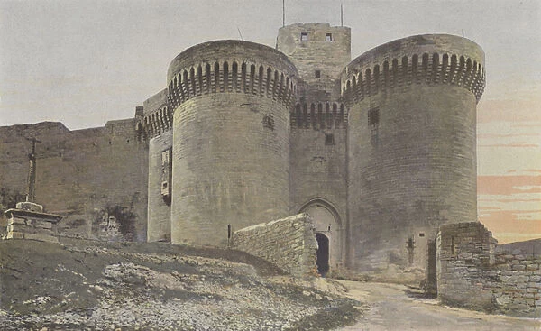 Villeneuve-les-Avignon, Chateau (Fort Saint-Andre), Vue d ensemble (colour photo)