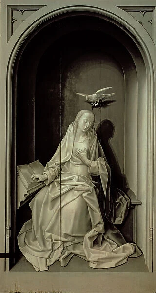The Virgin of the Annunciation, from the Portinari Triptych, c. 1479 (oil on panel)