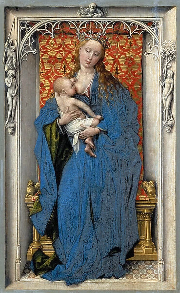 Virgin and child - Rogier van der Weyden (ca. 1399-1464). Oil on wood, c. 1430 or c. 1451
