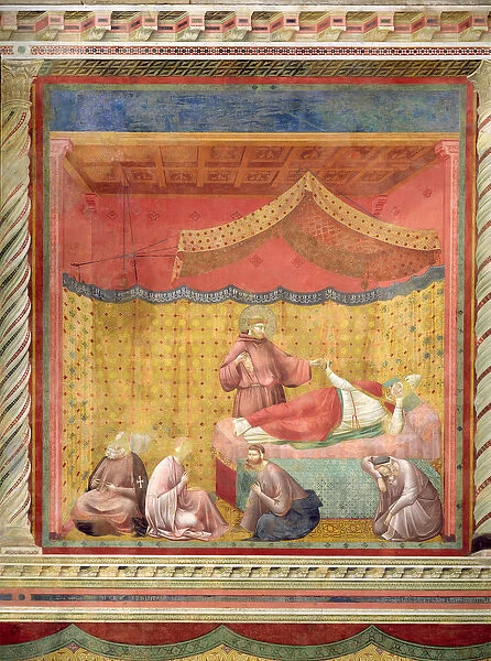 The Vision of Pope Gregory IX (1170-1241) 1297-99 (fresco)
