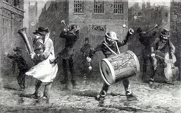 The Waits - or Making the Most of it (engraving) (b  /  w photo)
