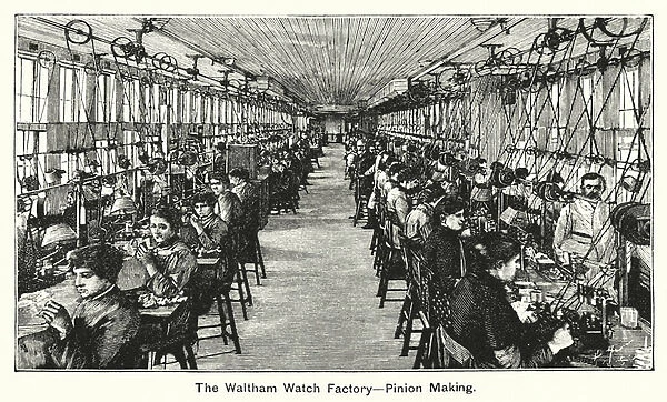 The Waltham Watch Factory (engraving)