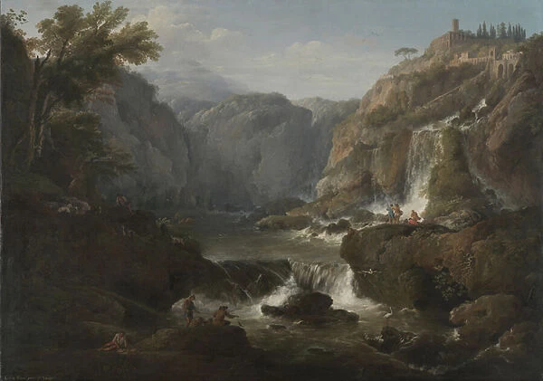 The Waterfalls at Tivoli, 1737 (oil on canvas)