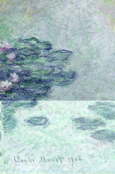 Waterlilies, 1906 (oil on canvas) (detail of 186849)