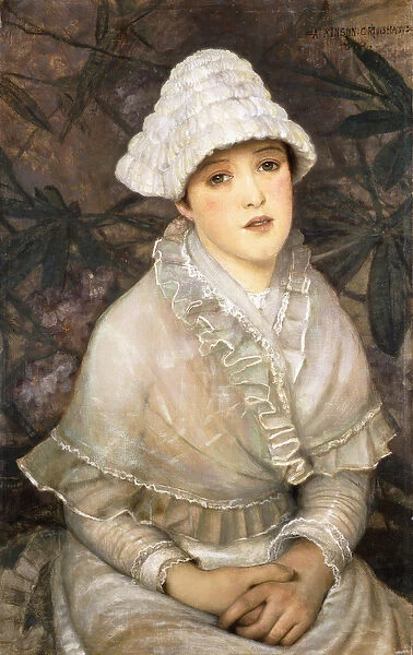 My Wee White Rose, 1882 (oil on canvas)