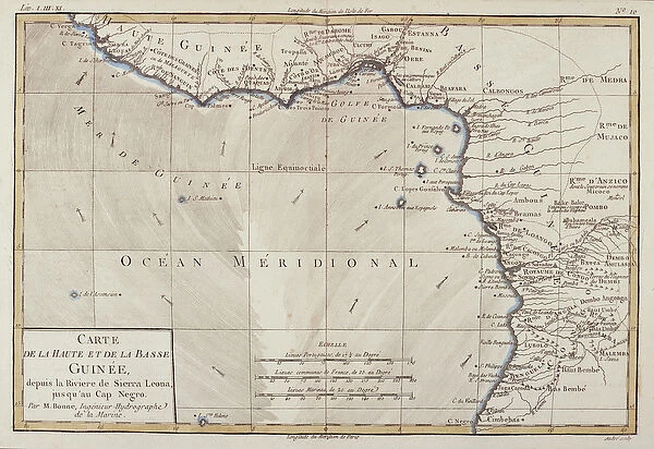 West Africa, from Atlas de Toutes les Parties Connues du Globe Terrestre