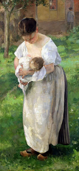 The Wet Nurse (oil on canvas)