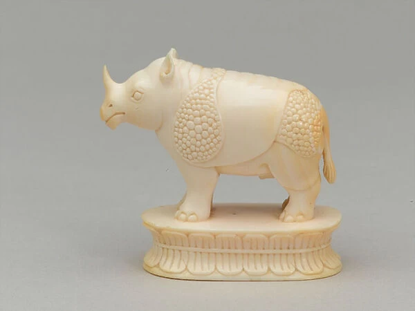 White bishop, chess piece, India, 1820 circa (ivory)