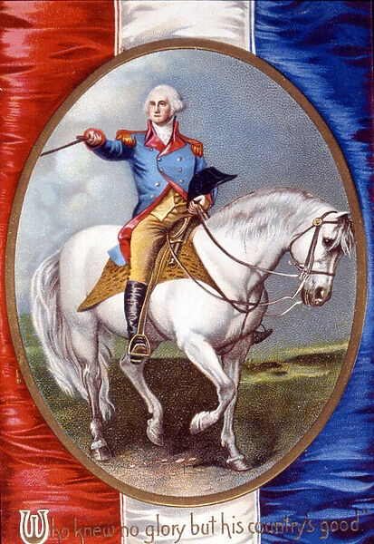 Who knew no glory but his countrys good: George Washington (1732 - 1799
