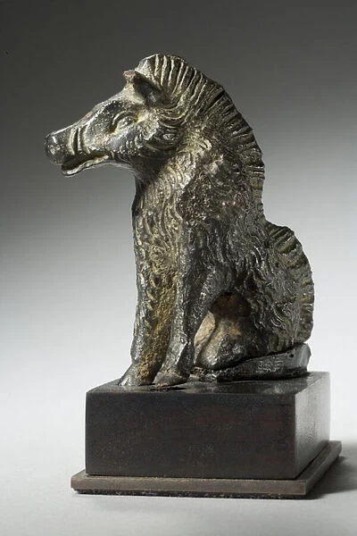 Wild boar, probably from Gaul, 1st-2nd century AD (bronze) (see also 270502)