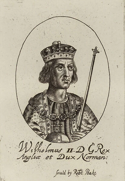 William II, King of England (engraving)