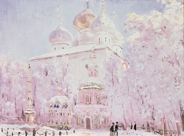 Winter in the Trinity-St. Sergius Lavra in Sergiyev Posad, c. 1910 (oil on canvas)