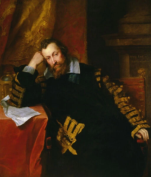 The Wizard Earl, Henry Percy, 9th Earl of Northumberland, 1635 (oil on canvas)
