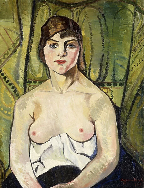 Woman with Bare Breasts (Self Portrait); Femme aux Seins Nus (Autoportrait)