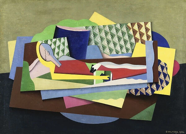 Woman Lying Down; Femme Couchee, 1924 (oil on canvas)