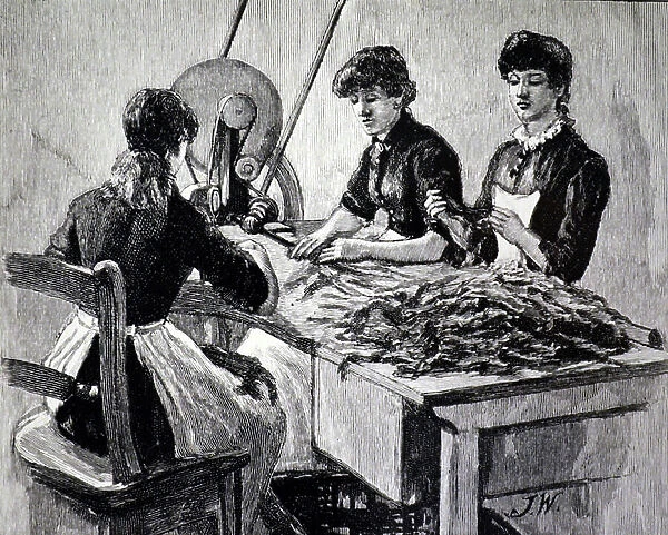Women Spinning Tobacco, 1892