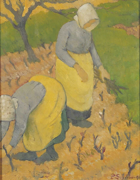 Women in the Vineyard, 1890 (oil on canvas)