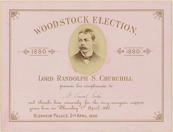 Woodstock Election 1880 (engraving)