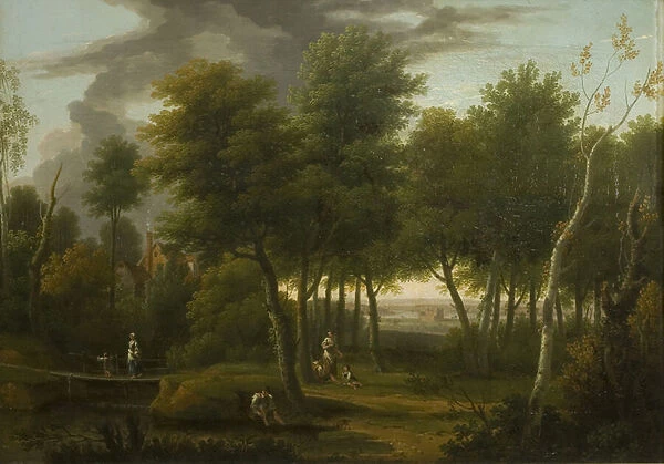 Woody Landscape, 1757 (oil on canvas)