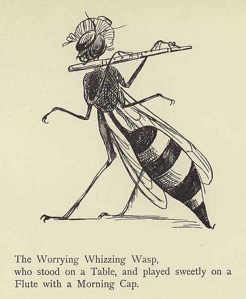 The Worrying Whizzing Wasp (engraving)