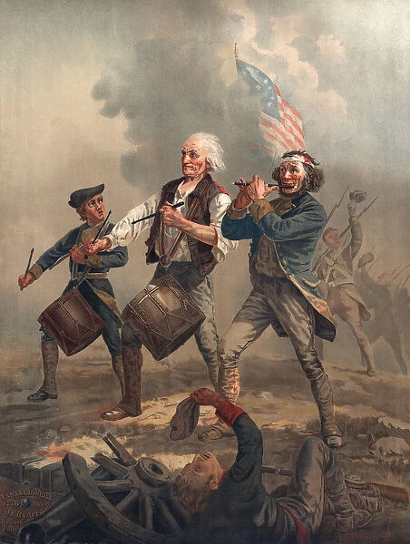 Yankee Doodle or the Spirit of 76, published by J. F. Ryder after Archibald M