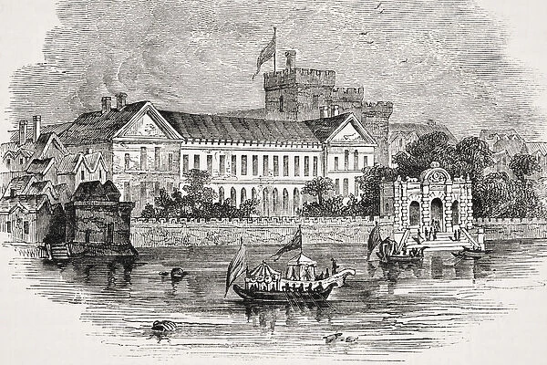 York House, London, from Old Englands Worthies by Lord Brougham and others
