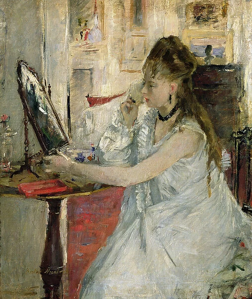 Young Woman Powdering her Face, 1877 (oil on canvas)